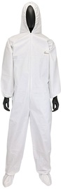RADNOR™ Large White Posi-Wear® BA™  Disposable Coveralls