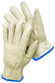 Radnor® X-Large Natural Premium Grain Cowhide Unlined Driver Gloves