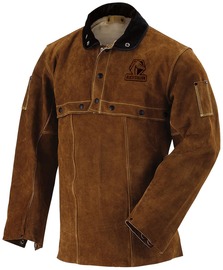 Airgas REV214CS-M Black Stallion® Medium Brown Split Cowhide
