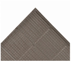 Superior Manufacturing 2' X 5' Black Nitrile Rubber Deep Freeze Mat™ Anti Fatigue Floor Mat