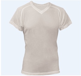 Tuff-N-Lite® Small White Lite-N-Cool™ High Performance Polyethylene Yarn T-Shirt