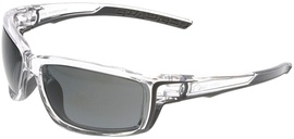 MCR Safety Swagger® SR4 Clear Safety Glasses With Black Mirror MAX36 Dual Coating Anti-Fog/Anti-Scratch Lens