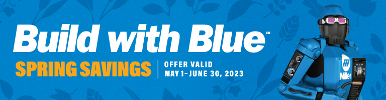 Miller's Build with Blue Spring Savings Event