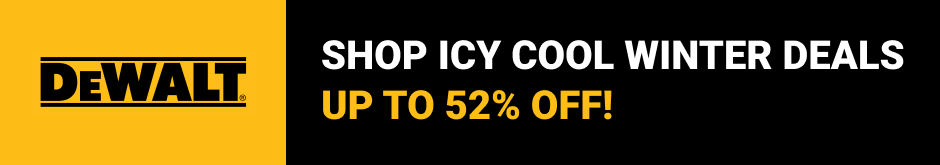DEWALT: Shop icy cool winter deals up to 52% off!