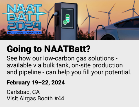 Learn More About Airgas at the NAATBATT Show