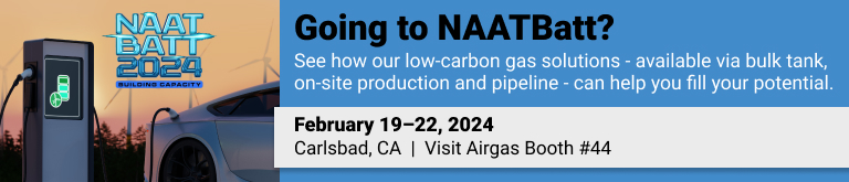 Learn More About Airgas at the NAATBATT Show