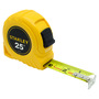 Stanley® 1" X 25' Yellow Tape Measure With Corrosion-Resistant End Hook