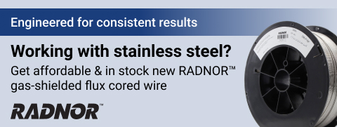 New RADNOR™ gas-shielded flux cored wire