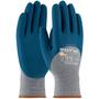 Protective Industrial Products Medium MaxiFlex® Comfort™ 15 Gauge Blue Nitrile Palm, Finger And Knuckles Coated Work Gloves With Gray Cotton And Nylon And Elastane Liner And Knit Wrist