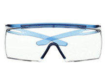 A pair of 3M Safety Glasses against white.