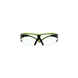 3M™ SecureFit™ Black And Green Safety Glasses With Clear Anti-Scratch/Anti-Fog Lens