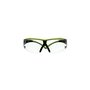 3M™ SecureFit™ Black and Green Protective Eyewear With Clear Anti-Scratch/Anti-Fog Lens