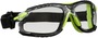 3M™ Solus™ 1000 Black And Green Safety Glasses With Clear Anti-Scratch/Anti-Fog Lens