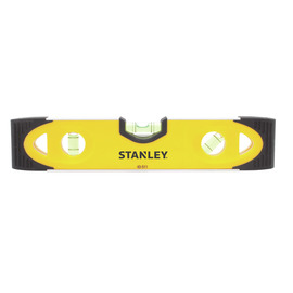 Levels A stanley level over a solid white background.