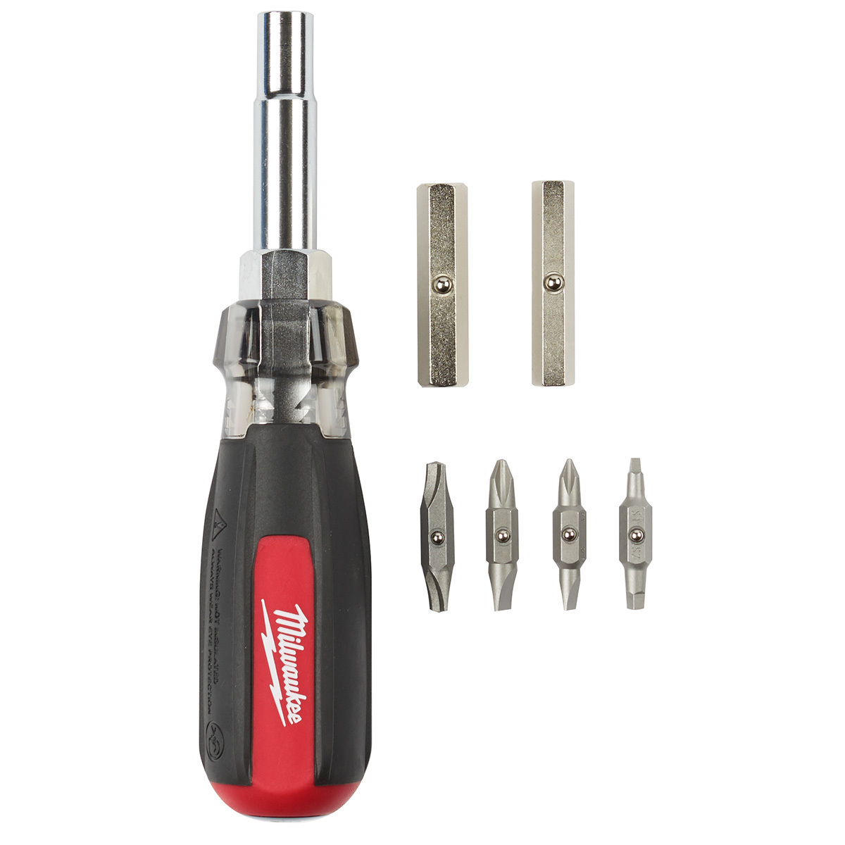 Airgas - MET48-22-2880 - Milwaukee® 7 1/2 Black/Red/Silver Steel, Plastic And Rubber 13-In-1 milwaukee 13 in 1 screwdriver