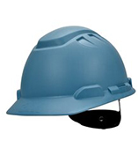 A 3M Hardhat on white background