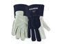 RADNOR™ X-Large 11 3/4" Gold Premium Cowhide/Goatskin Fleece Lined MIG Welders Gloves