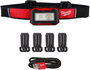 Milwaukee® Black And Red Rechargeable Magnetic Headlamp
