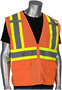 Protective Industrial Products Medium Hi-Viz Orange Mesh/Polyester Vest