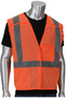 Protective Industrial Products Large - X-Large Hi-Viz Orange Mesh/Polyester Vest
