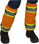 Protective Industrial Products One Size Fits Most Hi-Viz Orange Mesh/Polyester Gaiters