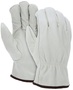 MCR Safety Medium White Industrial Grade Grain Cowhide Thermal Lined Drivers Gloves