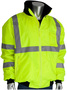 Protective Industrial Products Large Hi-Viz Yellow Polyester/Ripstop Jacket