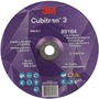 3M™ 9" X 1/8" X 7/8" Cubitron™ 3 36+ Grit Ceramic Grain Type 27 Depressed Center Combination Wheel