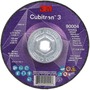 3M™ 5" X 1/4" X 5/8" - 11 Cubitron™ 3 36+ Grit Ceramic Grain Type 27 Depressed Center Grinding Wheel