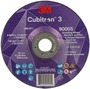 3M™ 6" X 1/4" X 7/8" Cubitron™ 3 36+ Grit Ceramic Grain Type 27 Depressed Center Grinding Wheel