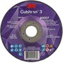 3M™ 5" X 1/4" X 7/8" Cubitron™ 3 36+ Grit Ceramic Grain Type 27 Depressed Center Grinding Wheel