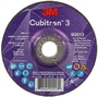 3M™ 4" X 5/32" X 5/8" Cubitron™ 3 36+ Grit Ceramic Grain Type 27 Depressed Center Combination Wheel
