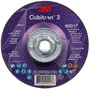 3M™ 5" X 5/32" X 5/8" - 11 Cubitron™ 3 36+ Grit Ceramic Grain Type 27 Depressed Center Combination Wheel