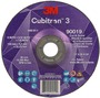 3M™ 6" X 5/32" X 7/8" Cubitron™ 3 36+ Grit Ceramic Grain Type 27 Depressed Center Combination Wheel