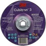 3M™ 6" X 5/32" X 5/8" - 11 Cubitron™ 3 36+ Grit Ceramic Grain Type 27 Depressed Center Combination Wheel