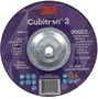 3M™ 7" X 5/32" X 5/8" - 11 Cubitron™ 3 36+ Grit Ceramic Grain Type 27 Depressed Center Combination Wheel