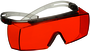 3M™ Gray Safety Glasses With Orange Anti-Scratch Lens