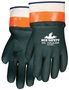 MCR Safety Large Green Oil Hauler Jersey Lined PVC Chemical Resistant Gloves