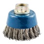 Norton® 2 3/4" X 5/8" - 11 BlueFire Stainless Steel Twist Knot Wire Cup Brush
