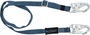 FallTech 6' Polyester Positioning Lanyard With Snap Hook Harness Connector