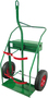 Anthony Welded Products 2 Cylinder Carts With Pneumatic Wheels And Continuous Handle