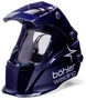 Voestalpine Bohler Welding Guardian 62F Blue Welding Helmet With 2.44 x 3.86" Variable Shades 4, 5-9/9-13 Auto Darkening Lens (Flip-up helmet with full grinding shield)
