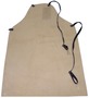 Chicago Protective Apparel 24" X 36" Tan 5-6 Ounce Leather Bull Skin  Apron With Hook And D-Ring Closure