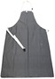 Chicago Protective Apparel 24" X 42" Black 16 Ounce Nylon Mesh Apron With Ties Closure