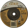 Carborundum® 4" X .125" X 3/8" Gold 24 Grit Aluminum Oxide Type 42 Depressed Center Wheel