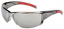 Crews Safety Products Hulk Black and Red Safety Glasses With Gray Anti-Scratch Lens