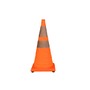Cortina Safety Products 13"  X  18" Orange Vinyl And PVC Pack N Pop Cones
