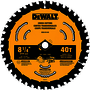 DEWALT® 8 1/4" Carbide Tipped Circular Saw Blade 40 Teeth Per Inch