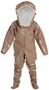 DuPont™ 2X Tan Tychem® 5000 18 mil Encapsulated Level B Chemical Protective Suit (With Expanded Back And Rear Entry)