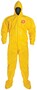 DuPont™ Medium Yellow Tychem® 2000 10 mil Chemical Protective Coveralls (With Hood, Elastic Wrists And Attached Socks)